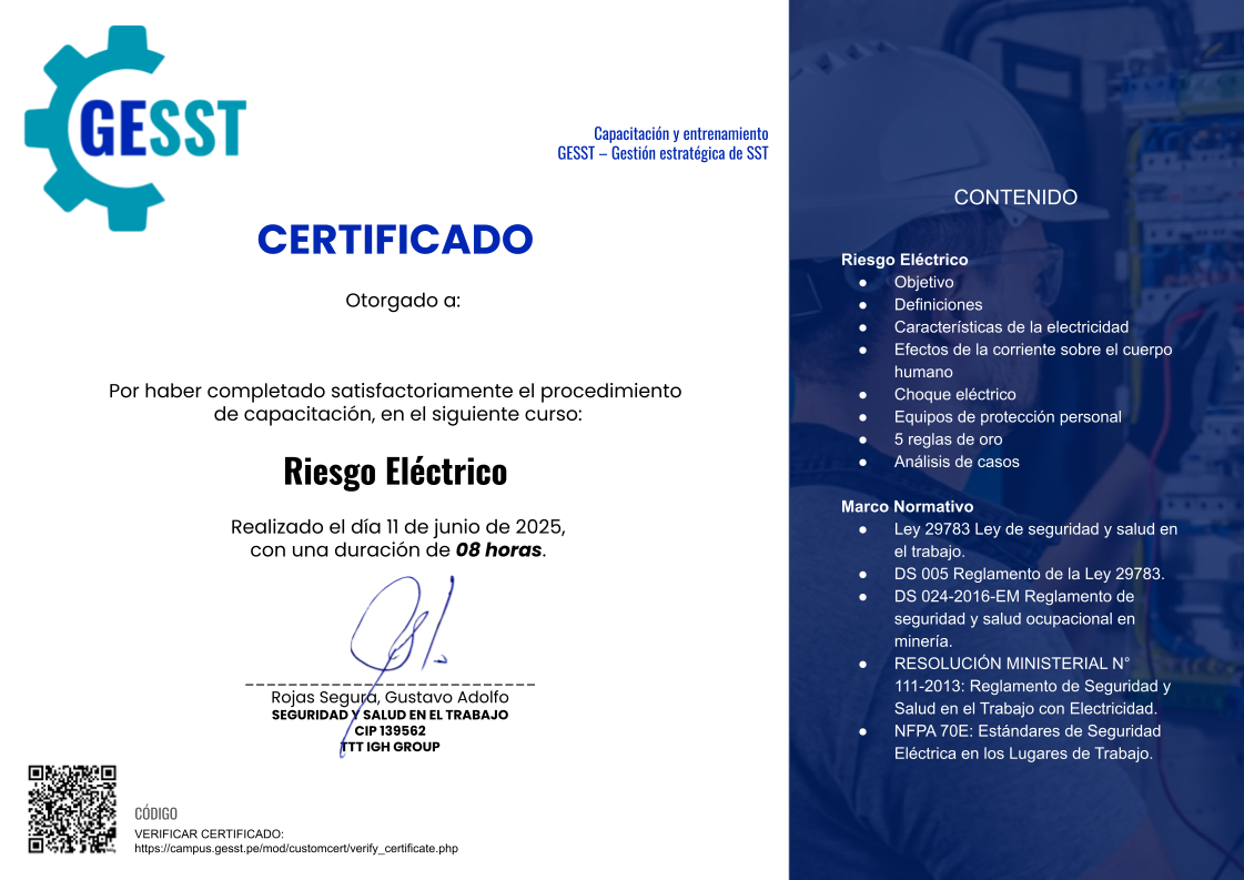 Riesgo Eléctrico 250611